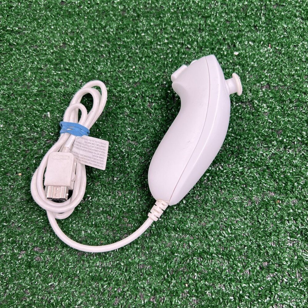 Wii Nunchuck Joystick White‎ Works